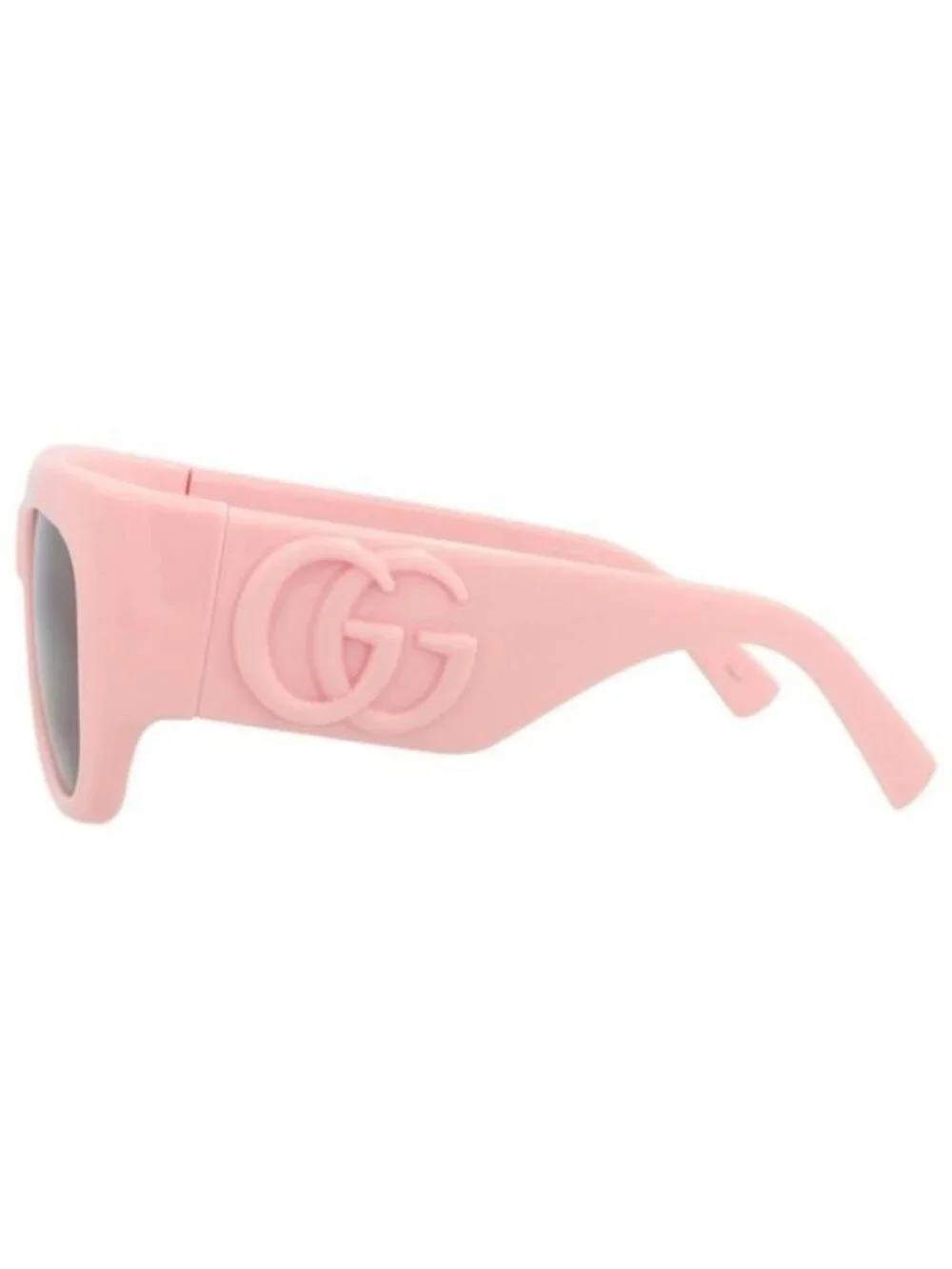 New Gucci Womens Square/Rectangle Pink Pink Grey Fashion Designer Sunglasses